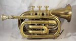 Vintage Solid Brass Antique Trumpet Gorgeous Retro standout  Mouth Peice