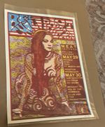 1990 Frank Kozik Red Hot Chili Peppers Dallas & Houston Poster Signed