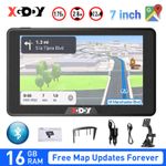 2026 NEW XGODY Car & Truck GPS Navigation HGV LGV Lorry BUS SAT NAV AV-IN 7 Inch
