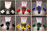 Rectangular Card Stands 19x17mm  For Board Games etc Pack of 25 