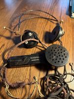 WW 1 Military Crystal Radio Set With Microphone Hand Piece