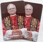 POPE LEO XIV     Prayer     CREDIT CARD SIZE    PACK OF TWO