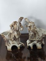 Pair 9" Figural Porcelain - Attributed to Gebrüder Heubach - Ex-Culloden Hotel