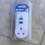 Faithfull RCD Adaptor 13A 250V Plug-In Type A Test/Reset Button White