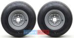 Pair of 20.5 x 8.0-10 Trailer Wheel and Tyres 4 Studs with 100mm PCD 10 inch Rim