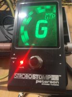 Peterson StroboStomp HD Compact Strobe Tuner Pedal for Guitar or Bass