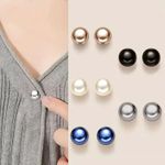 Pearl Brooch & Waist Pins – Safety Pins for Dresses, Clothes, and Neck Buttons