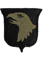 GENUINE U.S. Army 101st Airborne Division sleeve patch. EARLY VIETNAM SUBDUED.