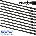 PH2 Autofeed Makita Drywall Screwdriver Gun Bits For BFR550 6843 DFR550