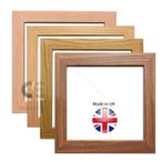 Wooden Style Square Photo Picture Frames OAK PINE BEECH All sizes 