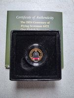 2024 Flying Scotsman 4472 One-Eighth Sovereign 22ct Gold Proof 1g COA 1/8 sov