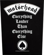 Motorhead - Everything Louder... - Officially Licensed Giant Back Patch
