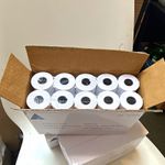 Thermal Till Roll Receipt Paper Rolls 20 Rolls Per Case bpa free 57mmx40mm