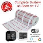 Electric Underfloor Heating mat kit 150w per m2 All Sizes in this Listing
