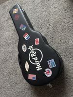 Hard Rock Cafe Poker Set Guitar Case Chips, Cards, Dice, Holdem' Positions