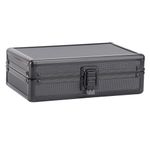 Aluminum Shell Cedar Lined Cigar Humidor Storage Case Gift Box With Humidifier‹