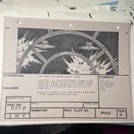 Star wars storyboards Empire Strikes Back movie props Millennium Falcon art X1