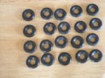 17mm smooth Dinky replacement tyres pack of 20  K & R Replicas