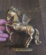 Pegasus Figurine  Brass 7" Tall