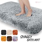 Non Slip Bath Mat Super Water Absorbent Bathroom Rugs Soft Toilet Pedestal Mats