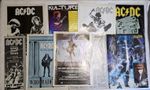 Vintage AC/DC Magazine Clippings & Adverts Lot (8 Pcs) Who Made Who 1980s Rock