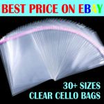 Clear Self Adhesive Cello Peel Self Seal Cellophane Card Bags A3 A4 A5 A6 C6 OPP