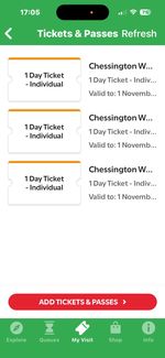 Chessington Tickets