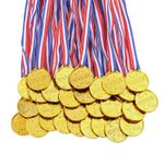 flintronic Gold Winner Medals, 28Pcs Kids Plastic 28 Pcs, 28pcs 