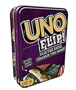 Uno Flip Board Card Game in Metal Tin