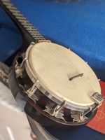 Vintage 1930s Dallas Model B George Formby Banjo Ukulele Banjolele w/Hard Case