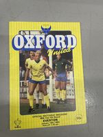 Oxford United Everton Programme League Cup 5th Round 18 January 1984