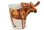 Blue Witch Handmade Coffee Mug Moose - A Great Gift For Animal Lovers!
