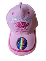 Isle of Man Road Races Pink Ladies Baseball Cap   FREE POSTAGE