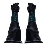 1 Pair Replacement Blast Cabinet Gloves 60cm with Holders & Clamps