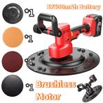 1680W Brushless Cordless Concrete Mortar Trowel Masons Polishing Smoothing Tool