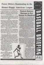 BASEBALL BRIEFING July 1996 issue 15