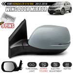 For Honda CR-V 2012-19 Power Folding Wing Door Mirror Heated Left Passenger Side