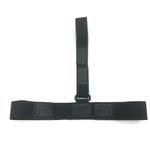 Vintage ZEISS binocular chest stabiliser strap / harness part, black elastic