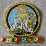 *NEW* The Doctor enamel badge. MotoGP, V Rossi. Yamaha YZR-M1, Simoncelli