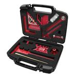 10Pcs Woodworking Square Kit with Box, Aluminum Scribeing Ruler,Center Finder,Ci