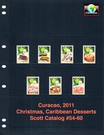 $13.50 Scott Value - 2011 CURACAO Christmas Desserts Caribbean CV MNH NH UMM