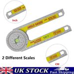 360° Angle Finder Miter Saw ABS Protractor Ruler Woodworking Measuring Tool HOT