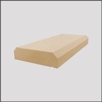3x Double Chamfered Wall Copings 600mm x 400mm, 3 Colours, Free UK Mnld Delivery
