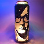 Jarvis Cocker Beer Can Lantern! Pulp, Britpop Portrait Tealight Candle Lamp