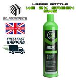 WE 2X Premium Green Airsoft Gas high performance powerful Gas 300G 600ML Large