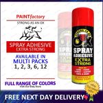 SAAO Adhesive Spray Glue Heavy Duty Mount Tape DIY Crafting Upholstery 500ml