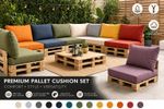 Garden Euro Pallet Furniture Cushions Outdoor  Wooden Sofa Seat Water Resistant