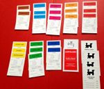 Full Set 2001 Standard Edition Monopoly Title Deeds Property Cards