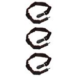 Heavy Duty Black Aluminum Bike Chain Lock with Code Safety Security Lock
