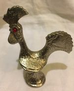 A small Silver  cockeral paperweight .#12